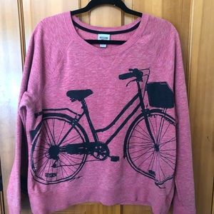 Red bicycle MOSSIMO sweater